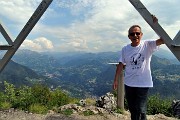 64 Panorama dal  Monte Zucco (1232 m) sulla Valle Brembana e i suoi monti